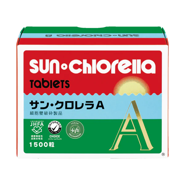 Sun Chlorella A Tablets 1500 Japanese package