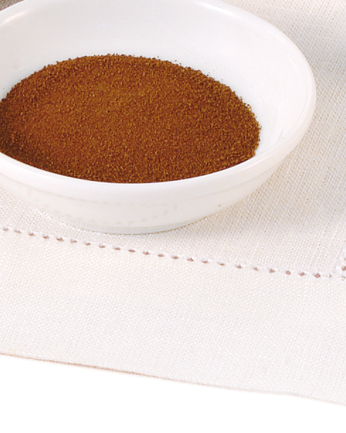 Agaricus Powder in a dish