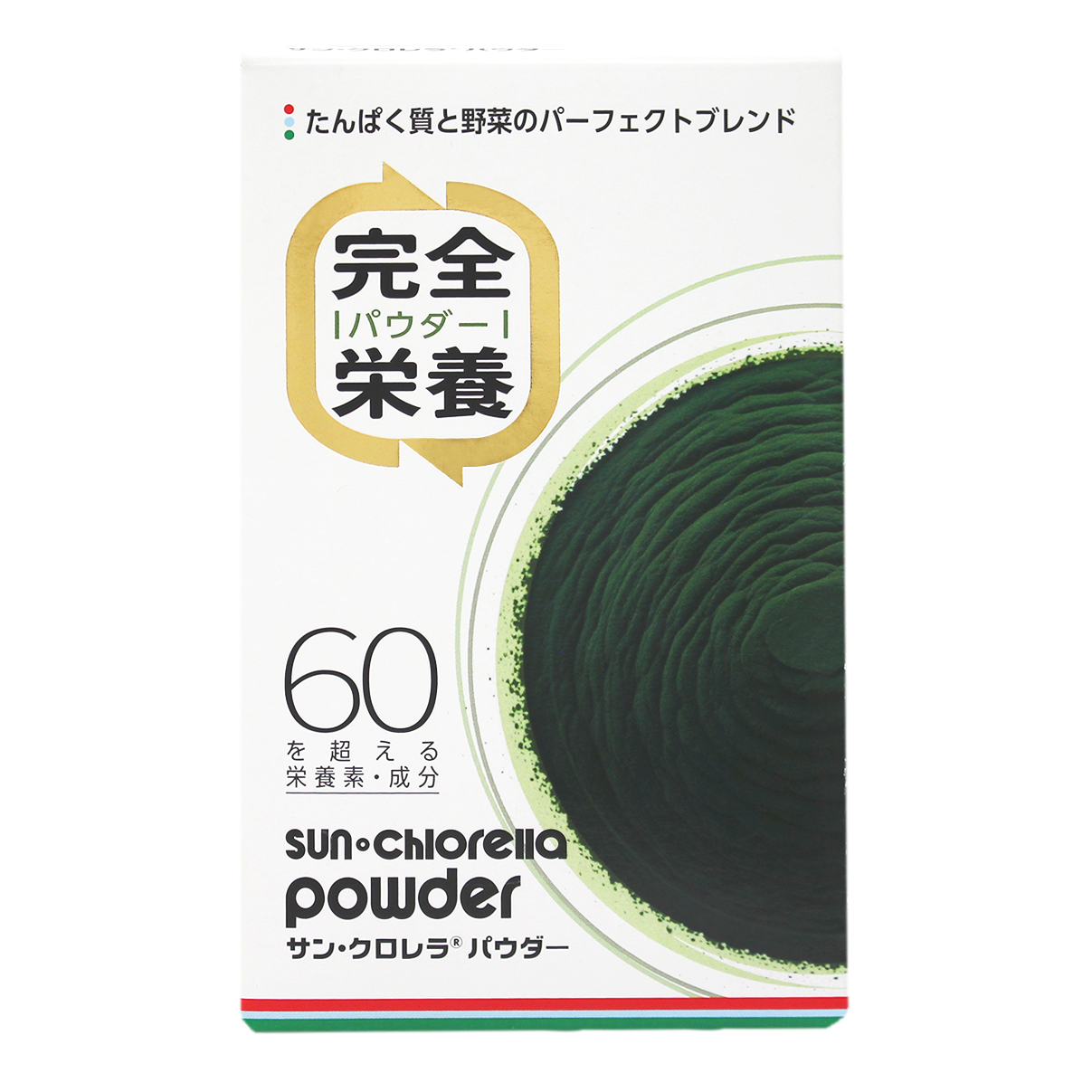 Sun Chlorella Powder Front Box